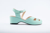 Edith  - Mint Green Leather