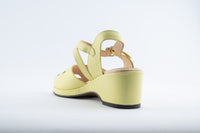Edith  - Pale Yellow Leather
