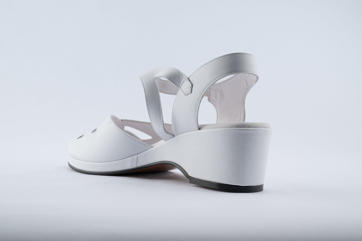 Edith - White Leather