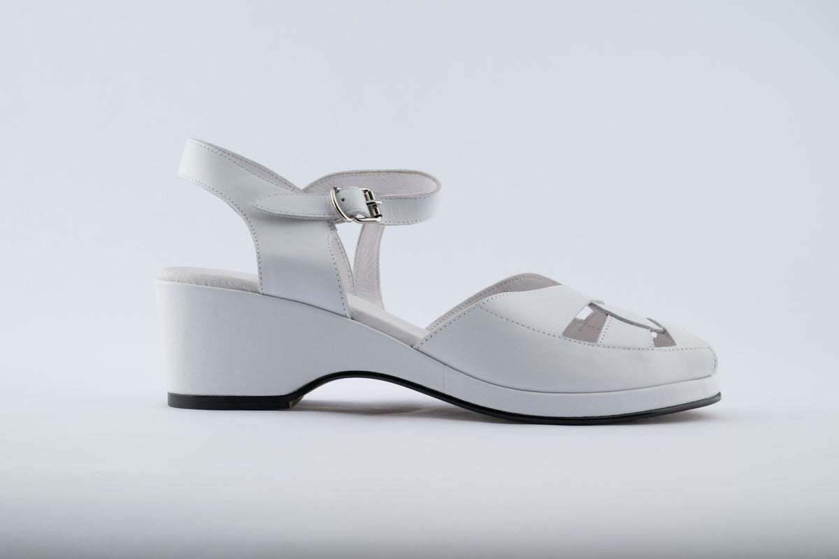 Edith - White Leather