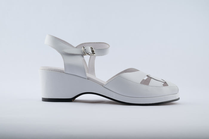Edith - White Leather