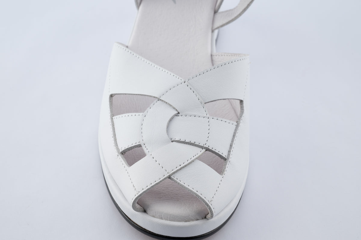 Edith - White Leather