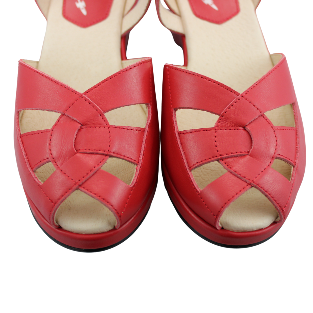 Edith  - Red Leather