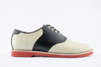 Saddle Shoe - Black & Cream