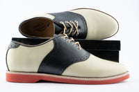 Saddle Shoe - Black & Cream