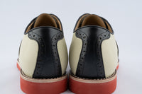 Saddle Shoe - Black & Cream