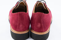 Sunburst Gibson - Burgundy Suede & Peach Leather