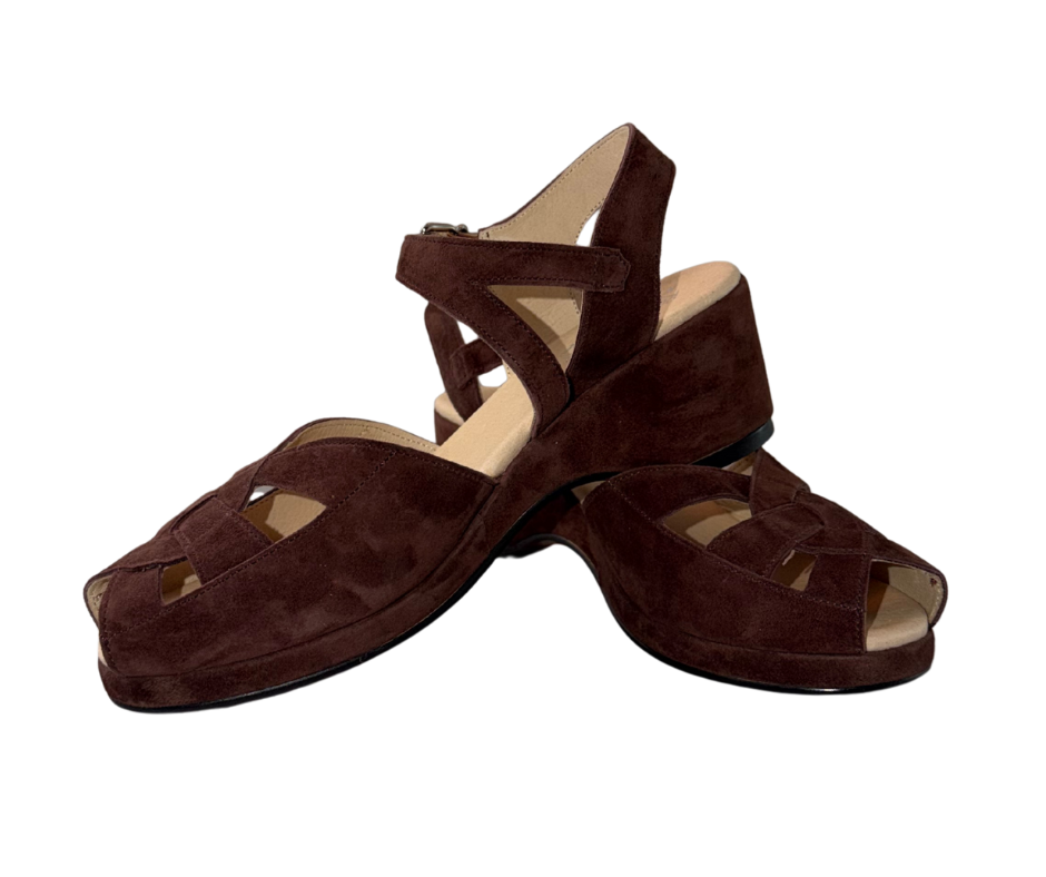 Edith  - Brown Suede