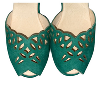 Ida - Emerald Green Suede