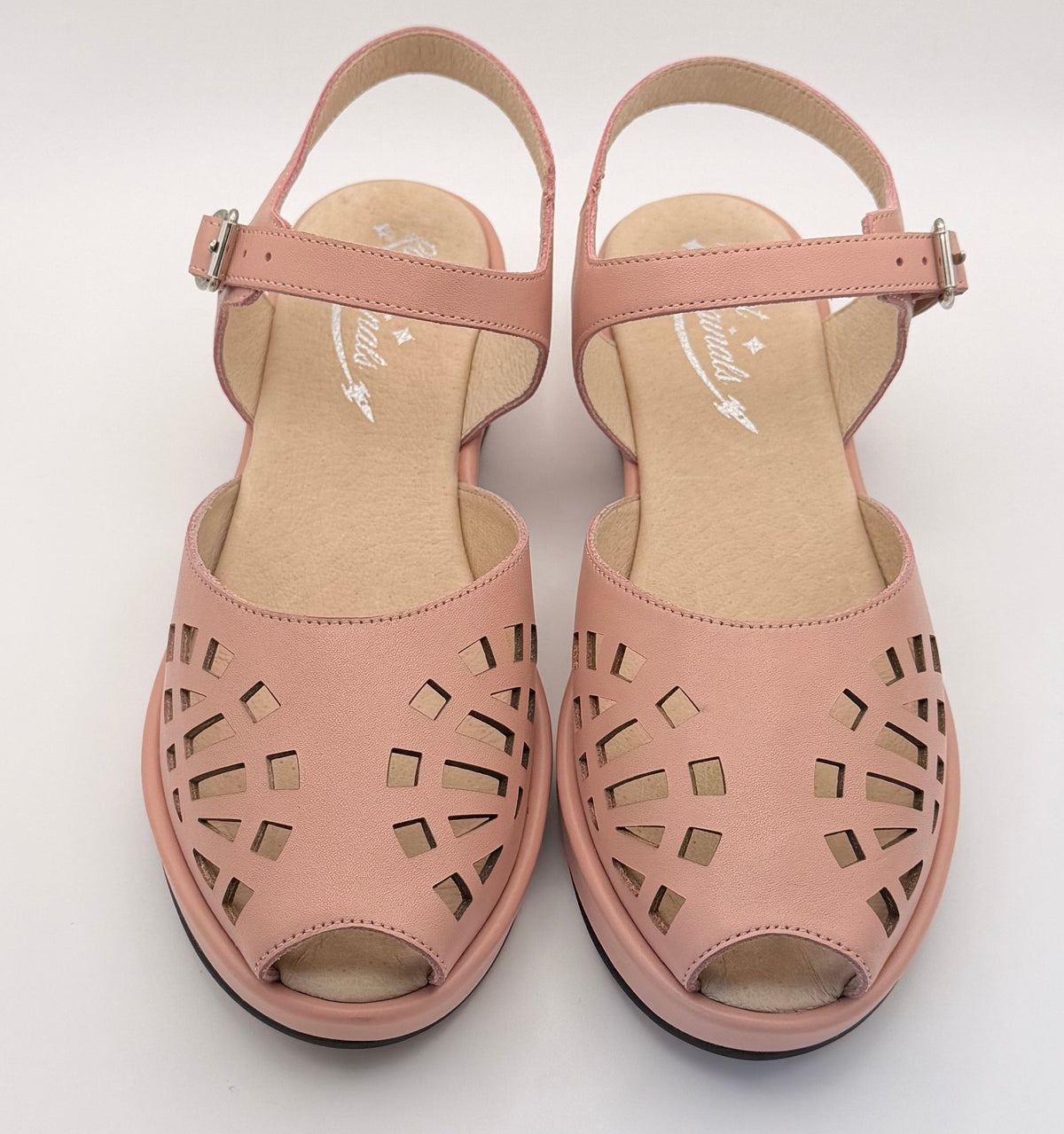 Greta - Pink Leather
