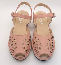 Greta - Pink Leather