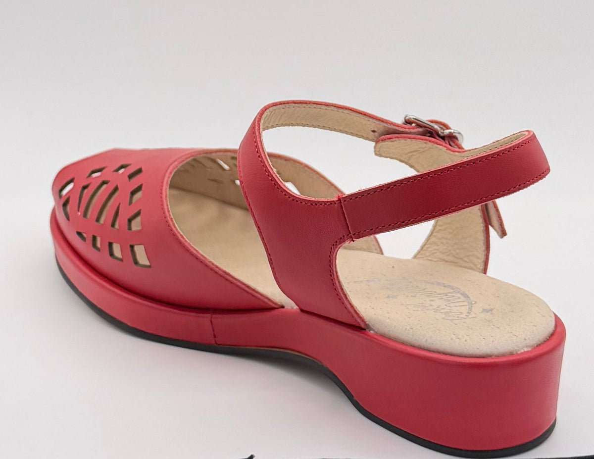 Greta - Red Leather