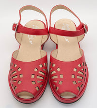 Greta - Red Leather