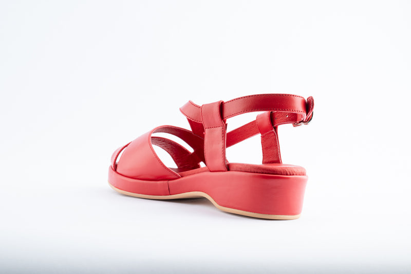 Ingrid - Red Leather