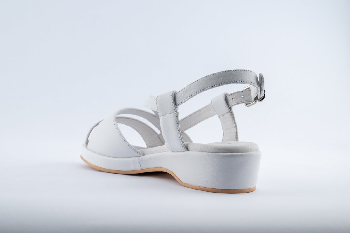 Ingrid - White Leather