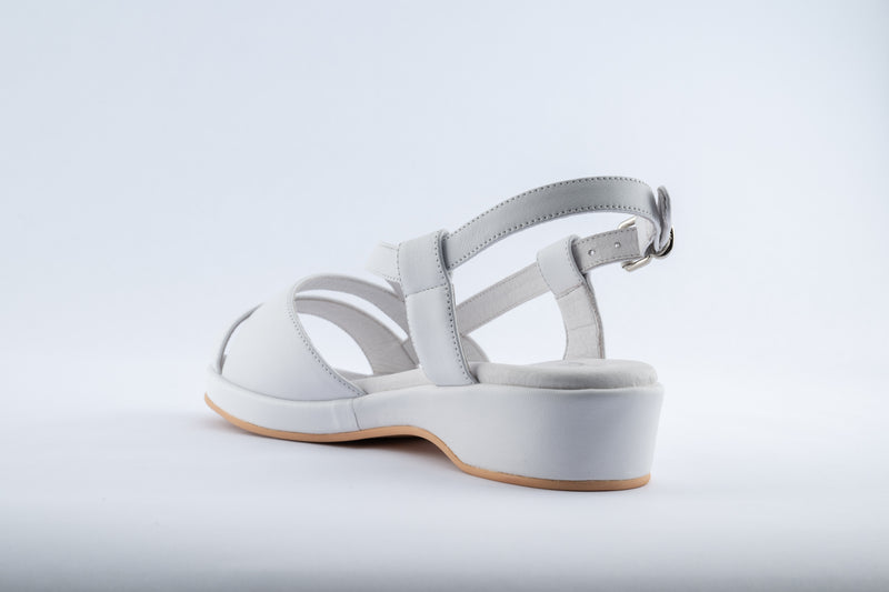 Ingrid - White Leather