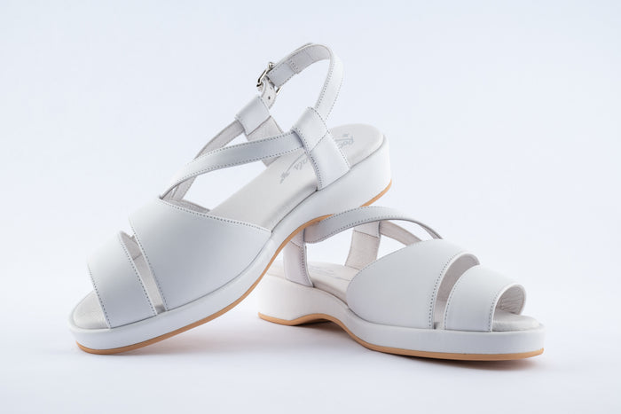 Ingrid - White Leather
