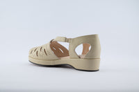 Laverne - Cream Leather