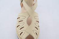 Laverne - Cream Leather