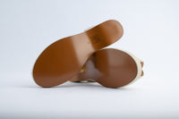 Laverne - Cream Leather