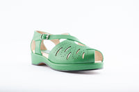 Laverne - Green Leather