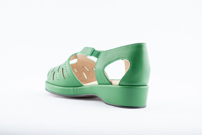Laverne - Green Leather
