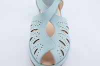Laverne - Light Blue Leather