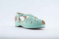 Laverne - Mint Green Leather
