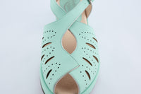 Laverne - Mint Green Leather