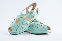 Laverne - Mint Green Leather