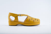 Laverne - Mustard Yellow Leather