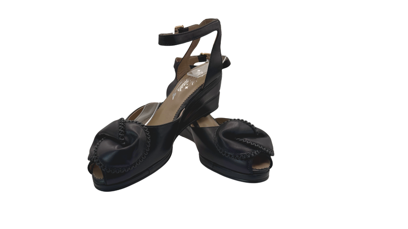Paulette - Black Leather