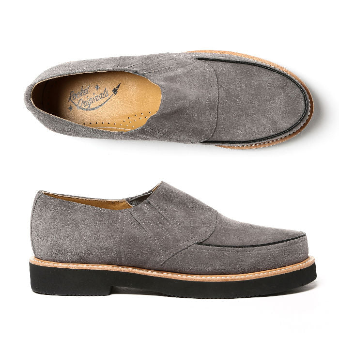 Piped Casual - Grey Suede