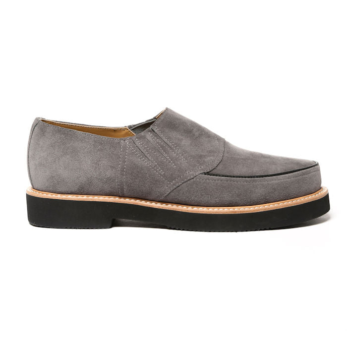 Piped Casual - Grey Suede