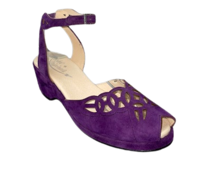 Ida - Purple Suede