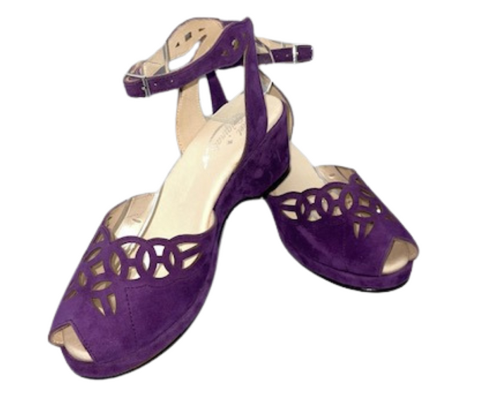 Ida - Purple Suede