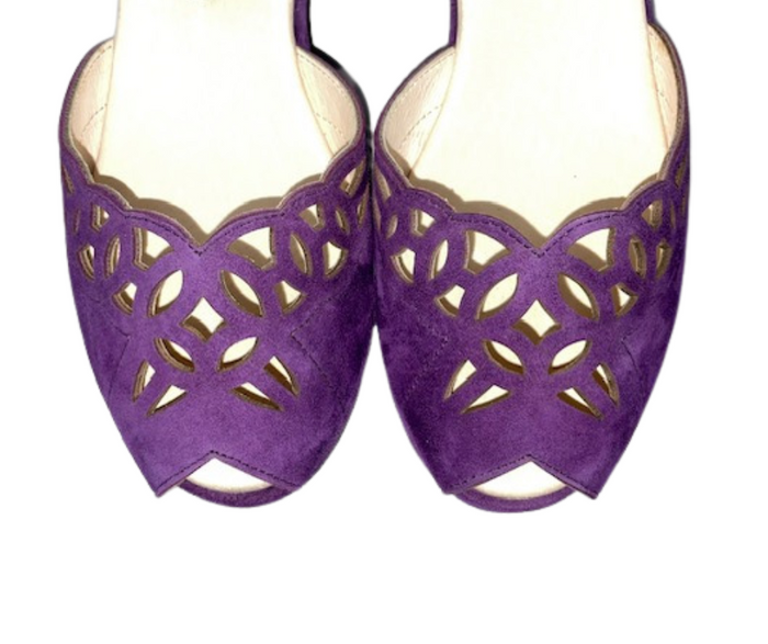 Ida - Purple Suede