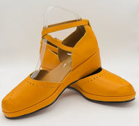 Rosa - Mustard Yellow Leather