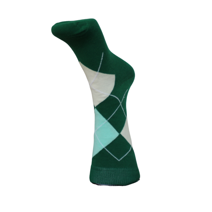 Argyle Socks Green