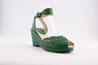 Sophia - Green Leather
