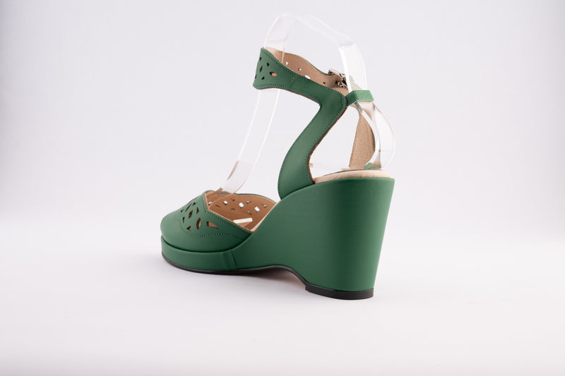 Sophia - Green Leather
