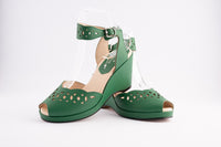 Sophia - Green Leather