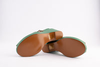 Sophia - Green Leather
