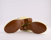 Sophia - Pale Yellow Leather