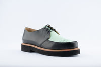 Sunburst Gibson - Mint & Black Leather