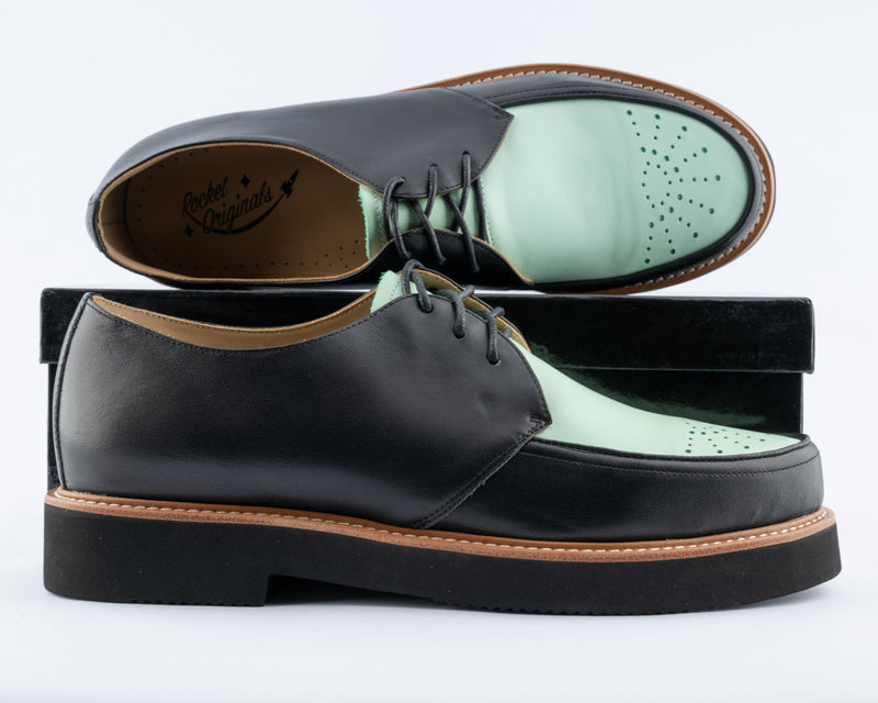 Sunburst Gibson - Mint & Black Leather