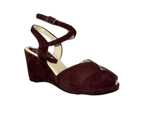 Alma - Dark Plum Suede
