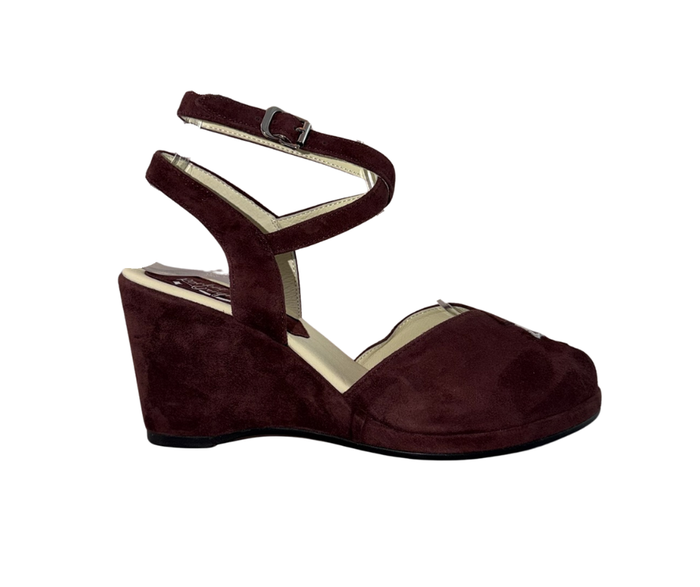 Alma - Dark Plum Suede