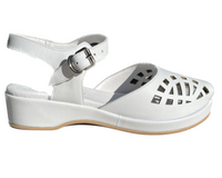 Greta - White Leather