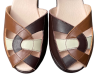 Edith Style - Brown, Tan and Cream Leather